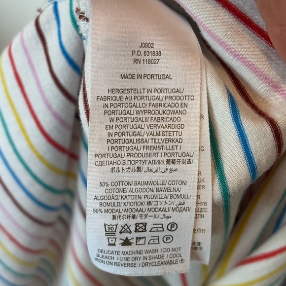 Boden Rainbow V-Neck Dolman Sleeve Maxi Dress Medium - Picture 7 of 7